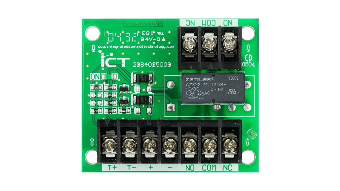 STP DOUBLE POLE RELAY BOARD 12/28VAC/DC