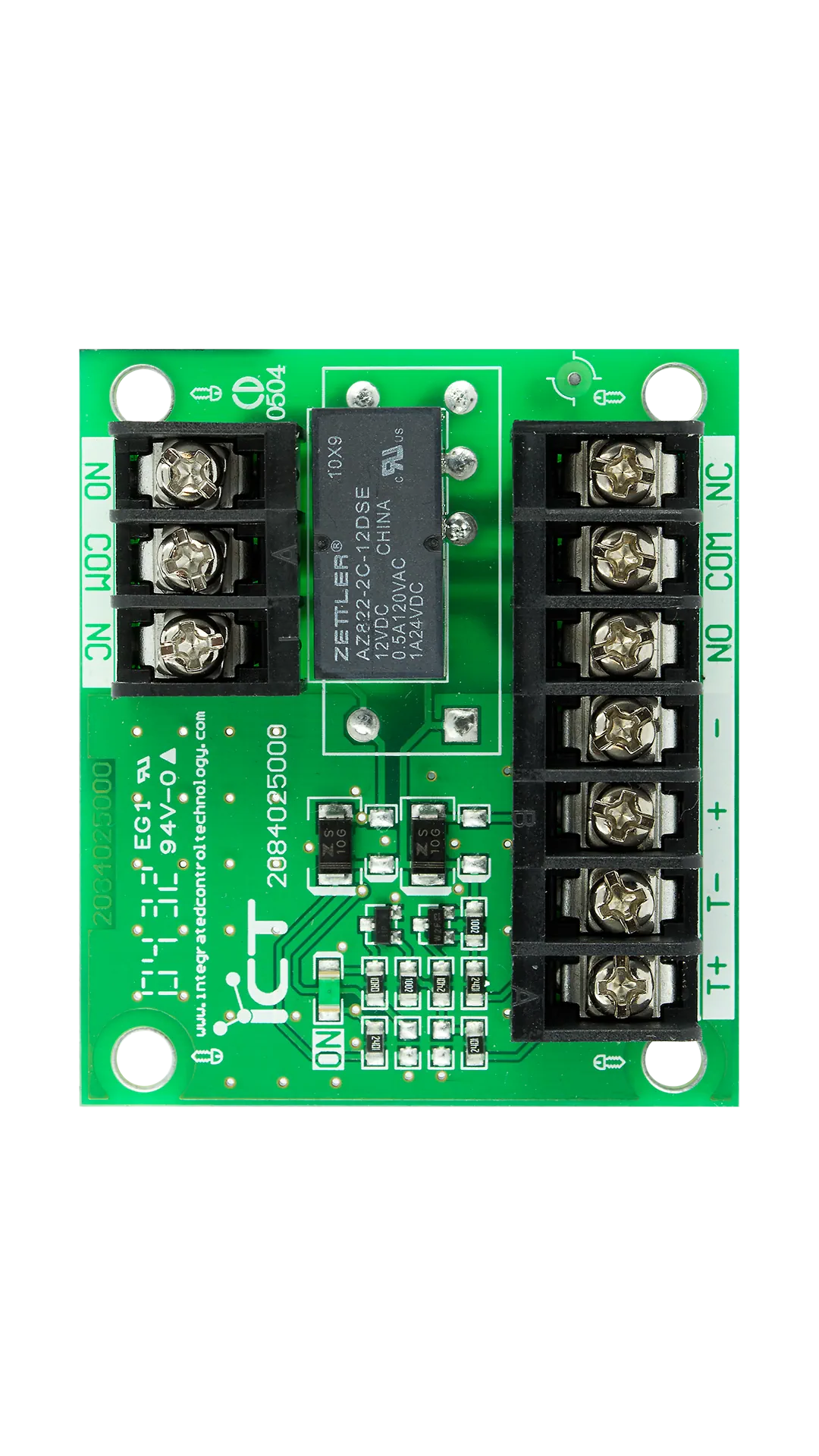 STP DOUBLE POLE RELAY BOARD 12/28VAC/DC