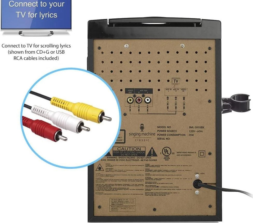 Singing Machine SML385U Karaoke Black EU