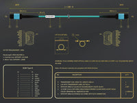CNL 30M OM4 B12 MPO 12F Aq TRUNK M-B