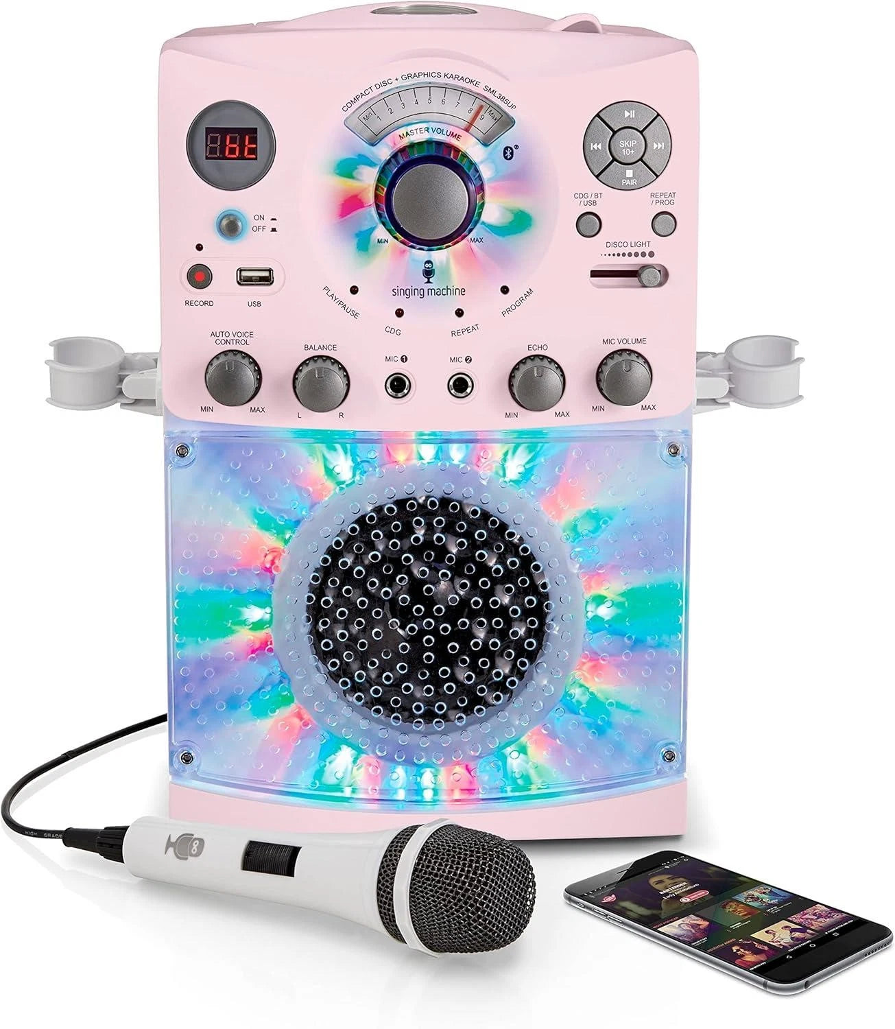 Singing Machine SML385U Karaoke Pink EU