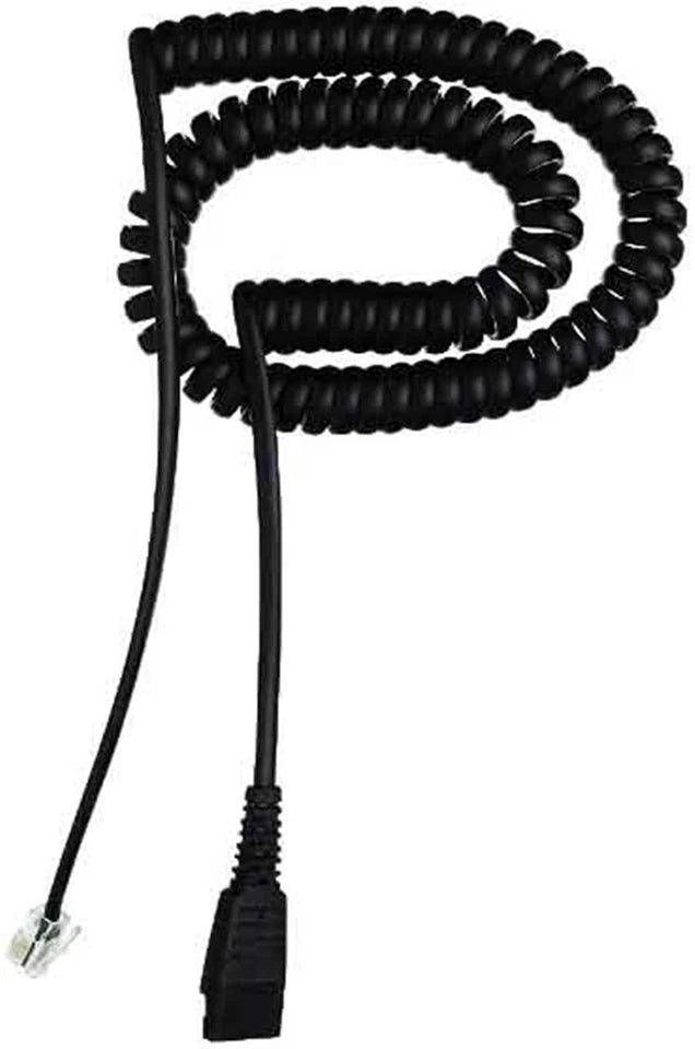 Jabra QD Cord to RJ9 coiled 0.5 - 2M