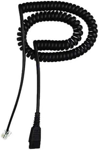 Jabra QD Cord to RJ9 coiled 0.5 - 2M