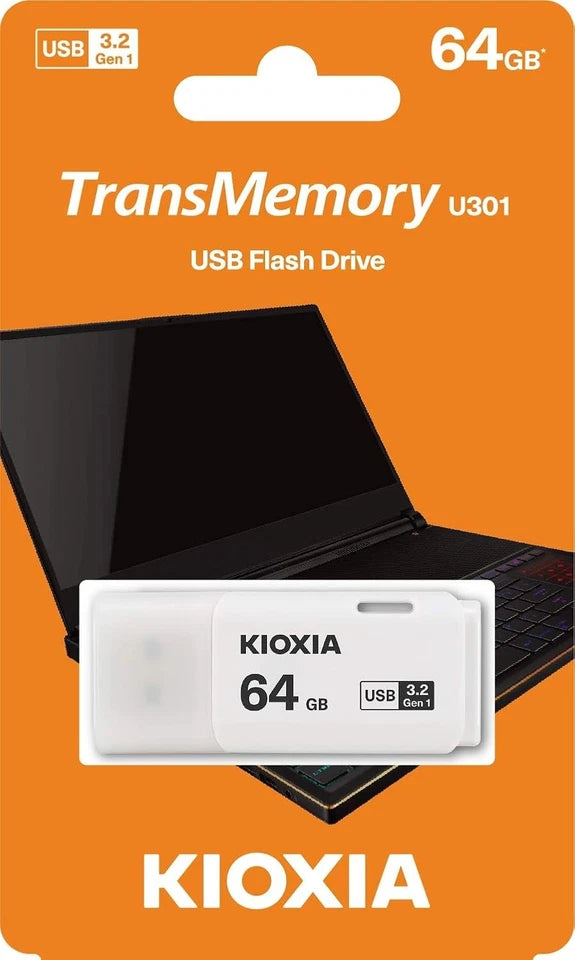 Kioxia 64GB TransMemory U301 USB3 White
