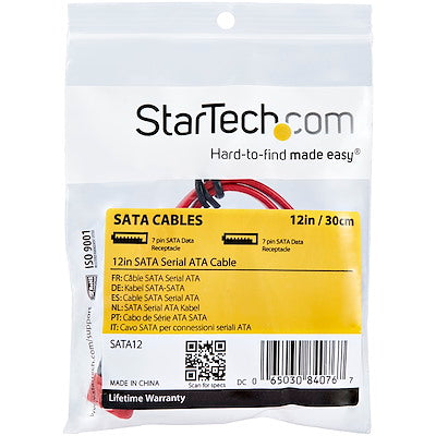Startech 12in SATA Serial ATA Cable