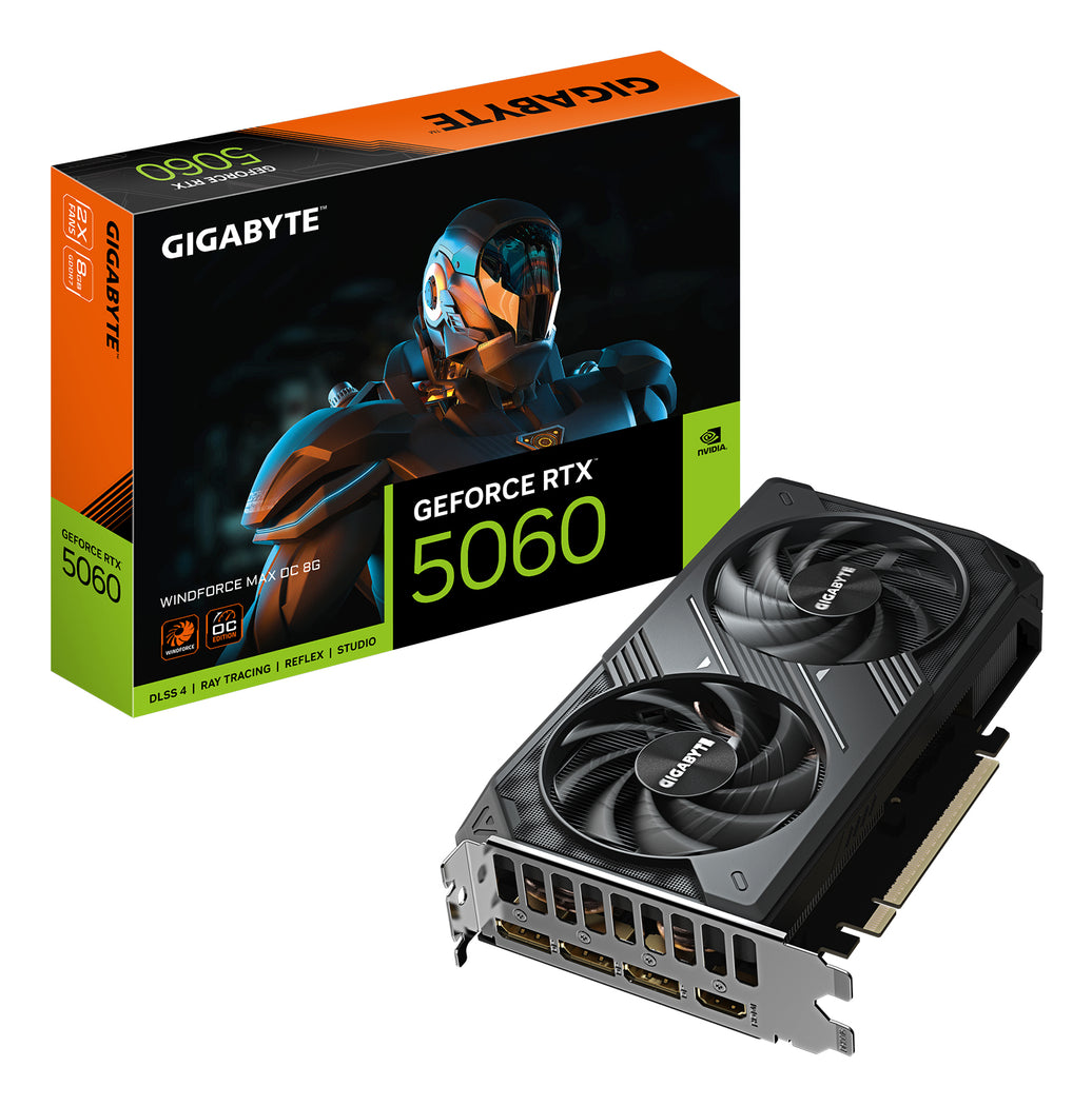 GIGABYTE RTX 5060 8GB WINDFORCE MAX OC