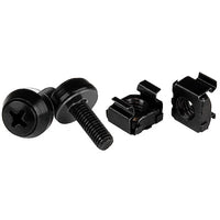 StarTech M5 Screws and Cage Nuts - 50 Pack, Black
