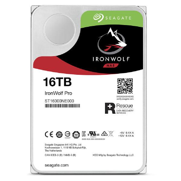 Seagate 16 TB, SATA 6Gb/s, 26.11 x 101.85 x 146.99 mm, 670 g