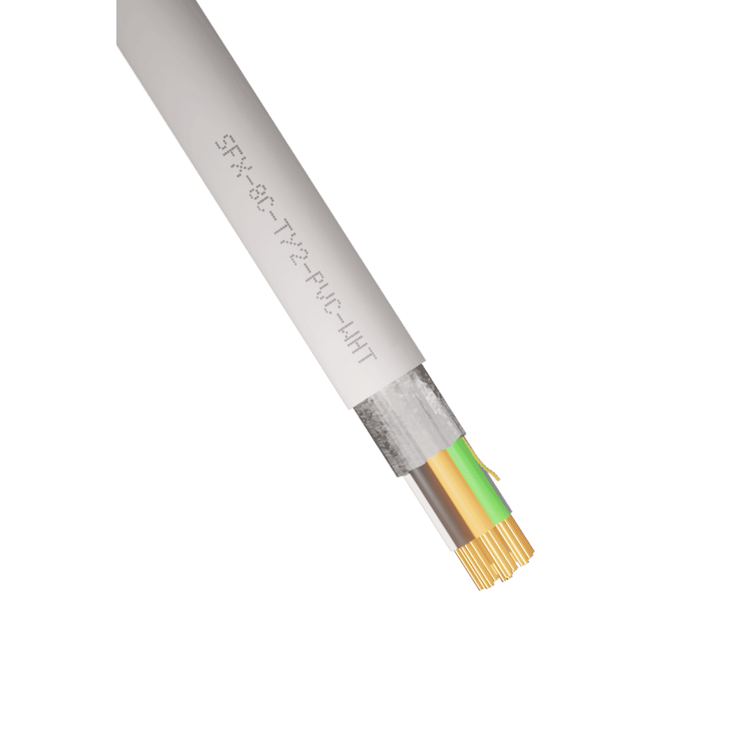 TITAN 8 CORE ALARM CABLE TYPE 2 LOSH WH 200M