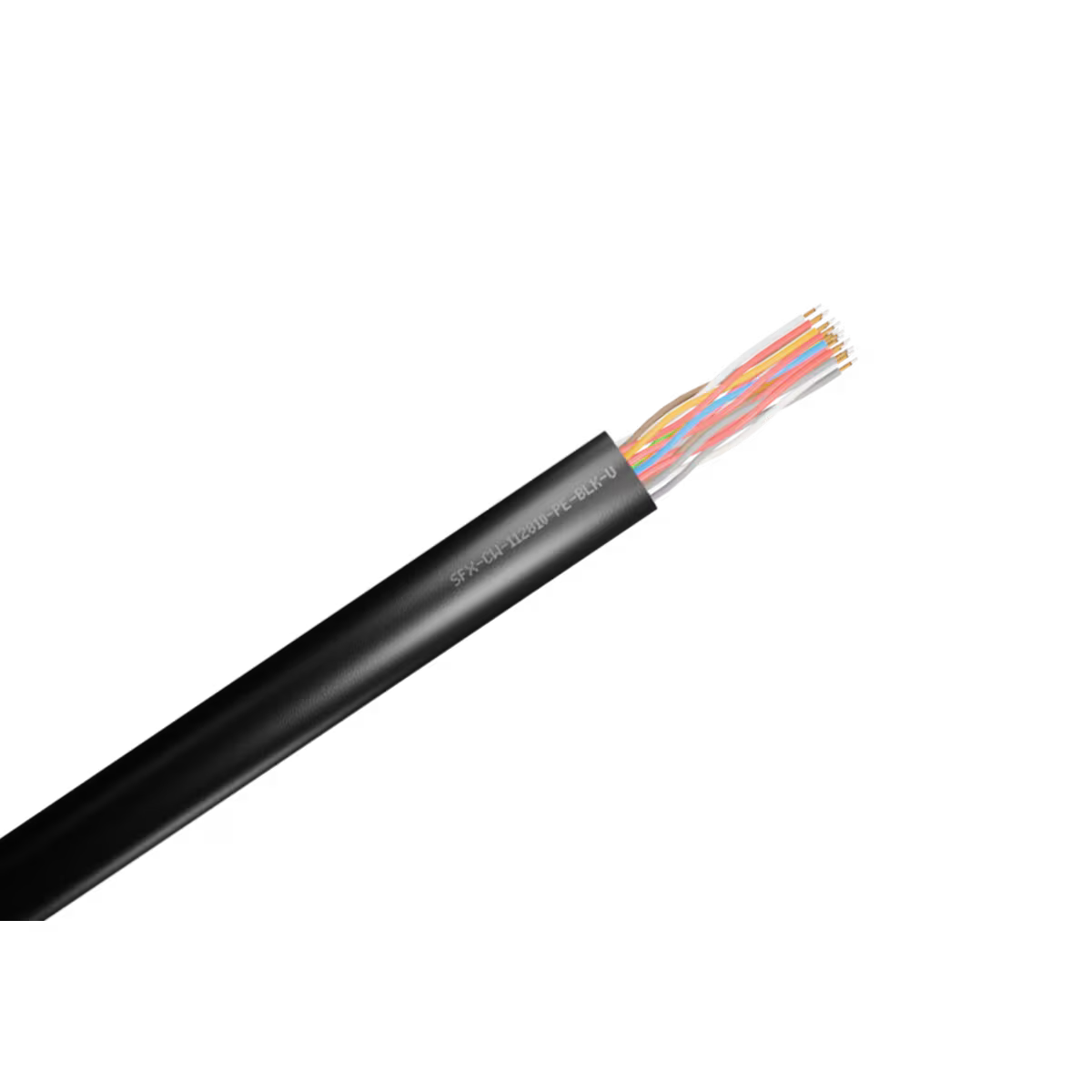 TITAN CW1128 5PR JF CABLE BLACK 100M