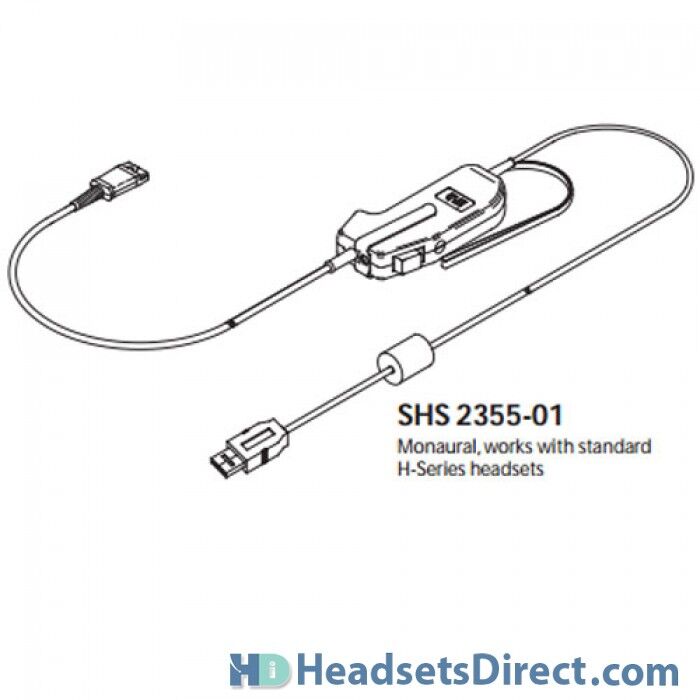 Poly SHS 2355-11 USB-PTT TAA No localization