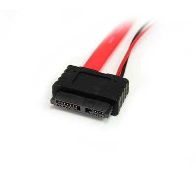 36in Slimline SATA to SATA with LP4 Power Cable Adapter