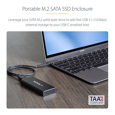 Startech M.2 SSD Enclosure for M.2 SATA SSDs
