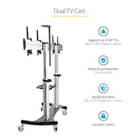 StarTech Dual TV Cart