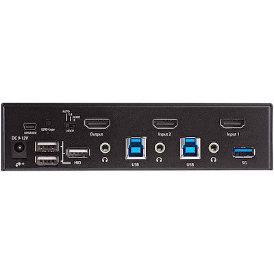 2 PORT HDMI KVM SWITCH 4K 60HZ W/USB HUB