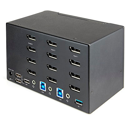 2-PT QUAD MONITOR DISPLAYPORT KVM SWITCH