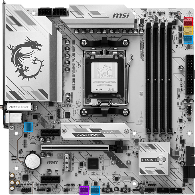 MSI AM5 B850M GAMING PLUS WIFI6E M-ATX
