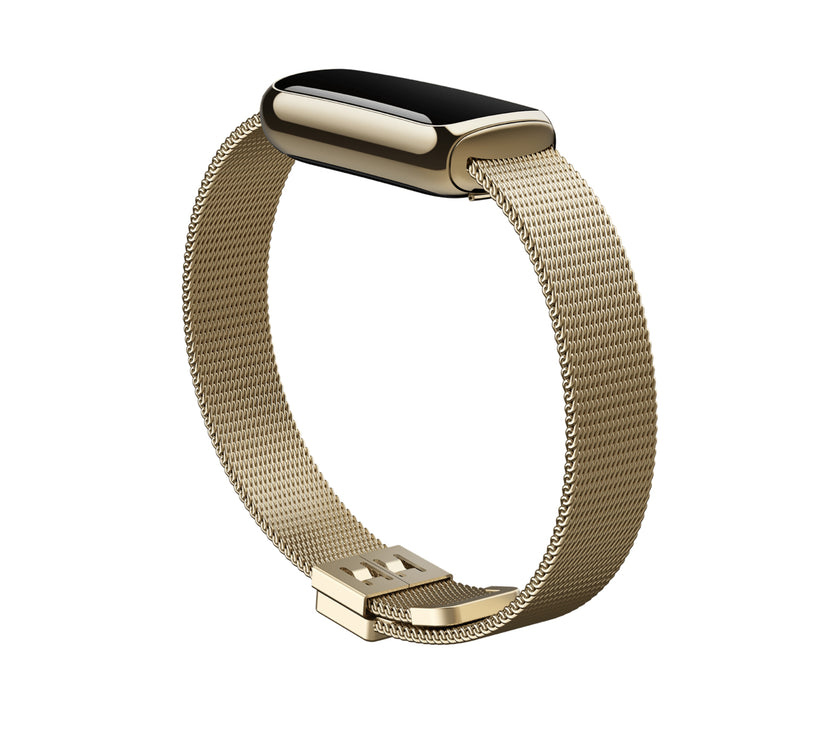Fitbit Luxe Metal Mesh SoftGold One Size