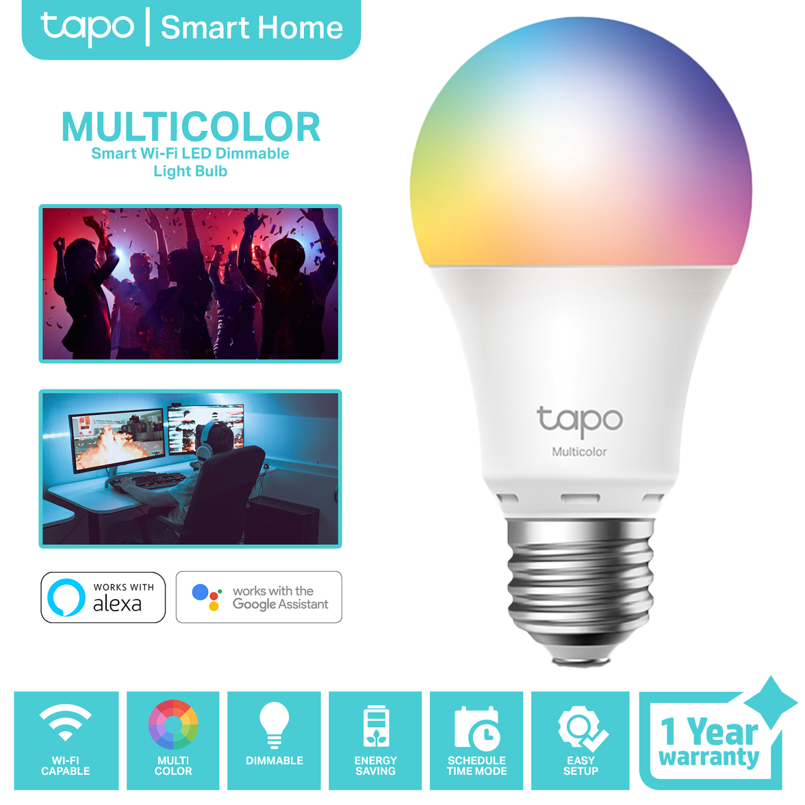 TP-Link Tapo Smart Light Bulb Multi