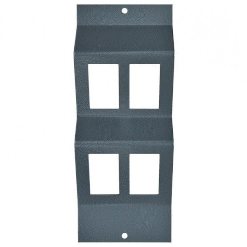 TITAN PLATE WITH 4 X LJ6C APERTURES D/GREY