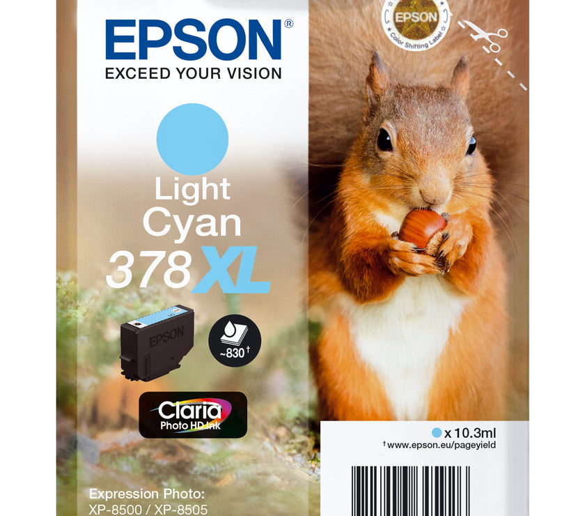 378XL Light Cyan Ink