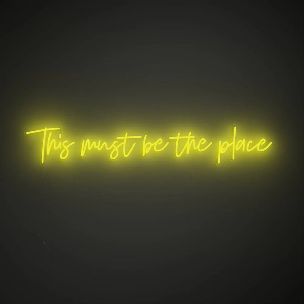 WORD ART THIS MUST BE THE PLACE