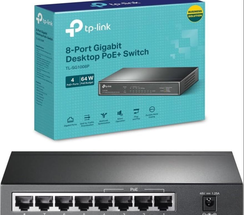 TP-Link 8-Port Gigabit PoE Switch V3.1