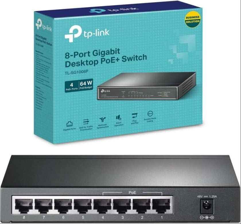 TP-Link 8-Port Gigabit PoE Switch V3.1