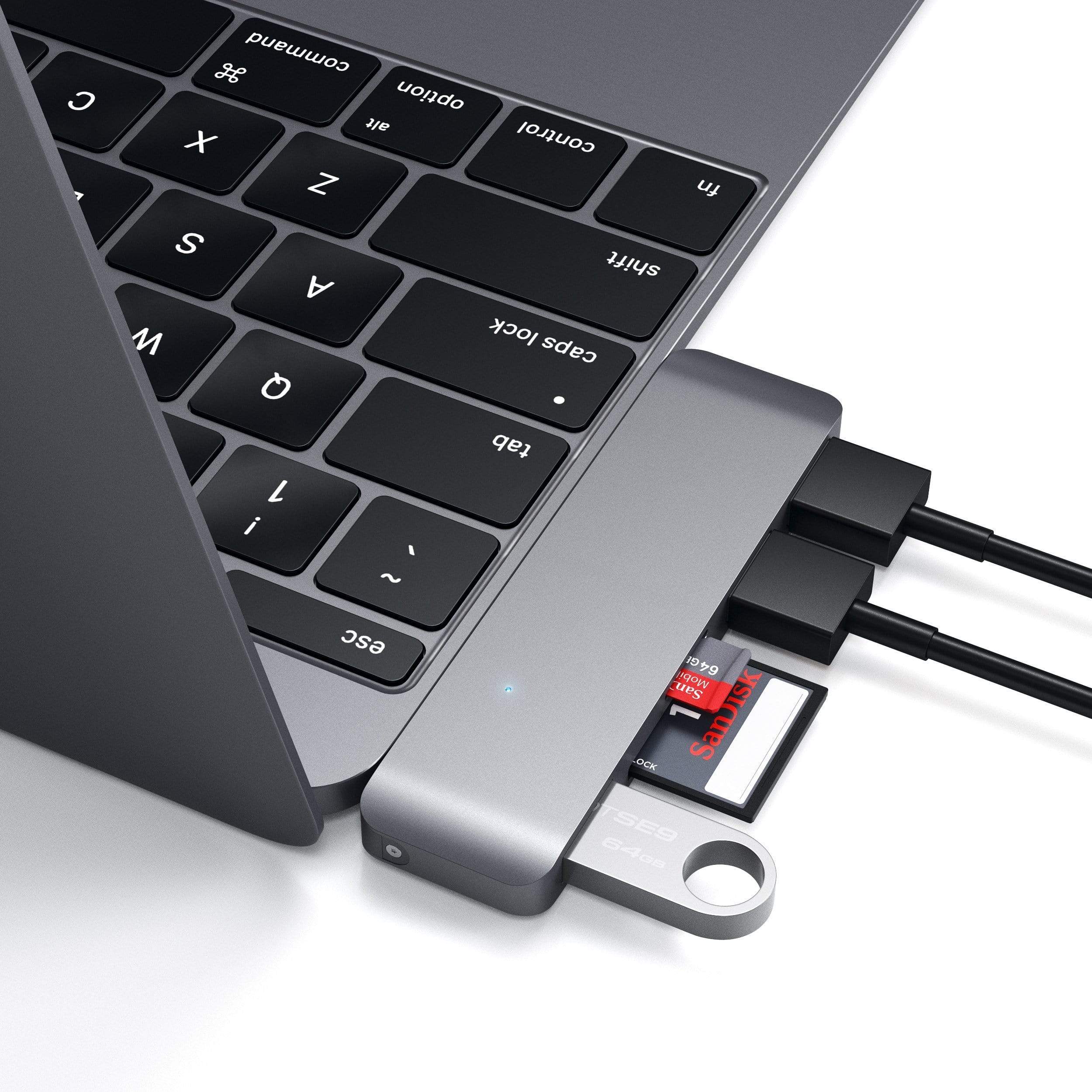 Satechi Type-C USB 3.0 3-in-1 Hub SpGr