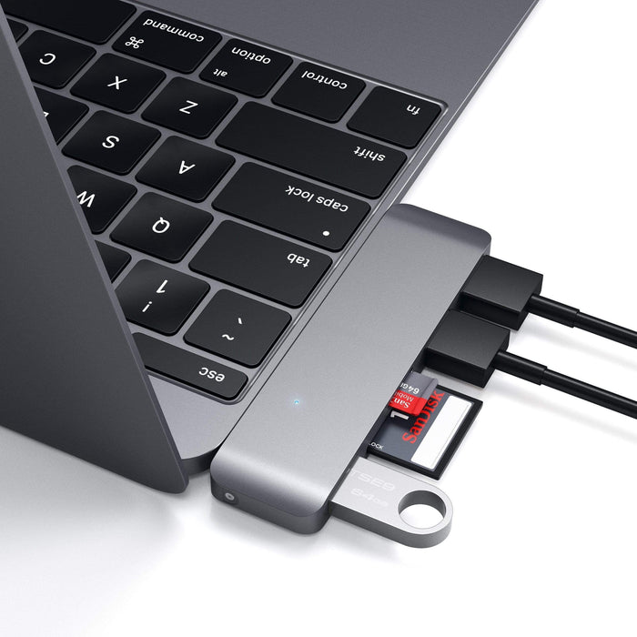 Satechi Type-C USB 3.0 3-in-1 Hub SpGr