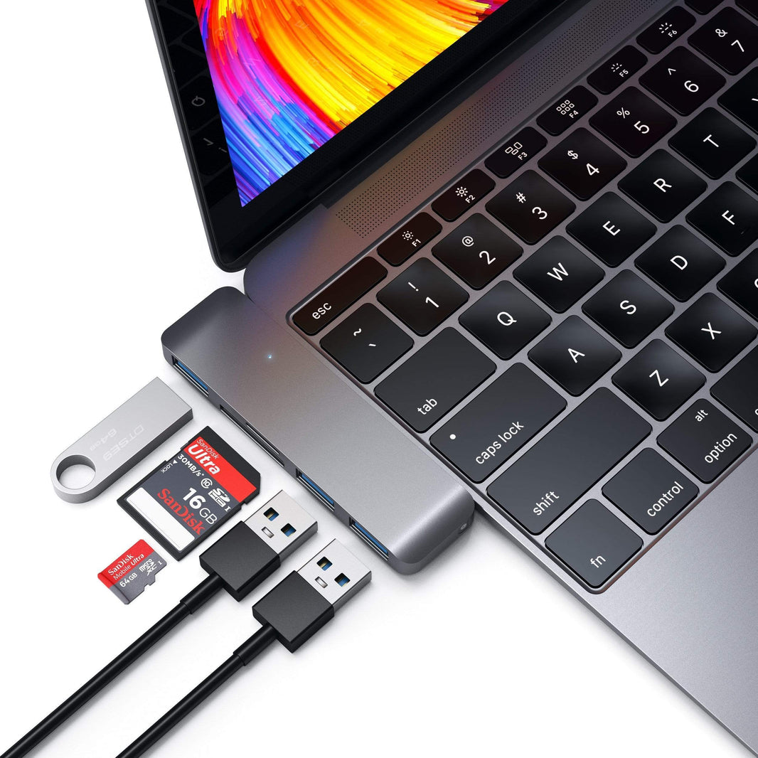Satechi Type-C USB 3.0 3-in-1 Hub SpGr