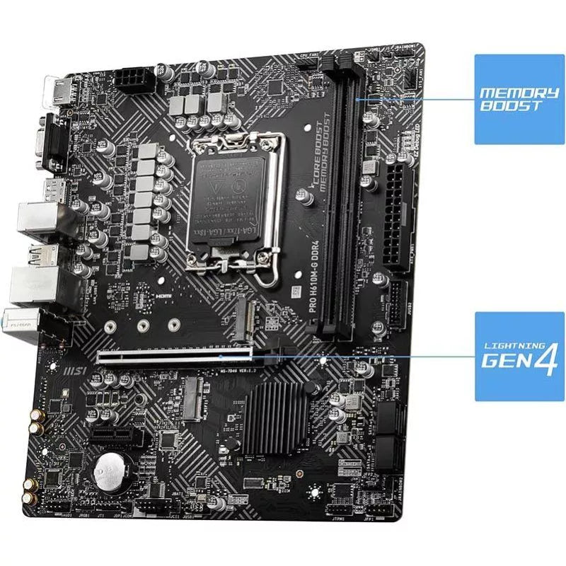 MSI 1700 PRO H610M-G DDR4 M-ATX