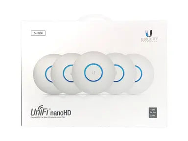 Ubiquiti UniFi nanoHD - Radio access point - Wi-Fi 5 - 2.4 GHz 5 GHz - DC power (pack of 5)