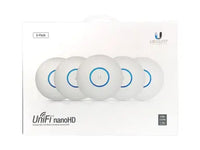 Ubiquiti UniFi nanoHD - Radio access point - Wi-Fi 5 - 2.4 GHz 5 GHz - DC power (pack of 5)