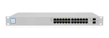 Ubiquiti UniFi Switch US-24-250W - Switch - Managed - 24 x 10 100 1000 (PoE ) 2 x Gigabit SFP - rack-mountable - PoE