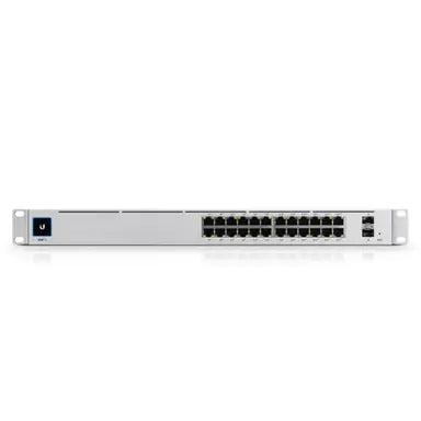 Ubiquiti UniFi Switch USW-Pro-24 - Switch - L3 - Managed - 24 x 10 100 1000 2 x 10 Gigabit SFP (uplink) - desktop rack-mountable