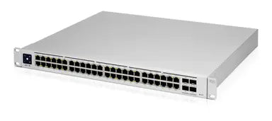 Ubiquiti UniFi Switch USW-PRO-48-POE - Switch - Managed - 48 x 10 100 1000 (40 PoE 8 PoE ) 4 x 10Gb Ethernet SFP - rack-mountable - PoE (600 W) - AC 120 230 V DC 11.5 52 V