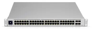 Ubiquiti USW-Pro-48-POE Gen 2, AC/DC, Internal, 660W, (48) 10/100/1000 RJ45 Ports, (4) 1/10 Gbps SFP+