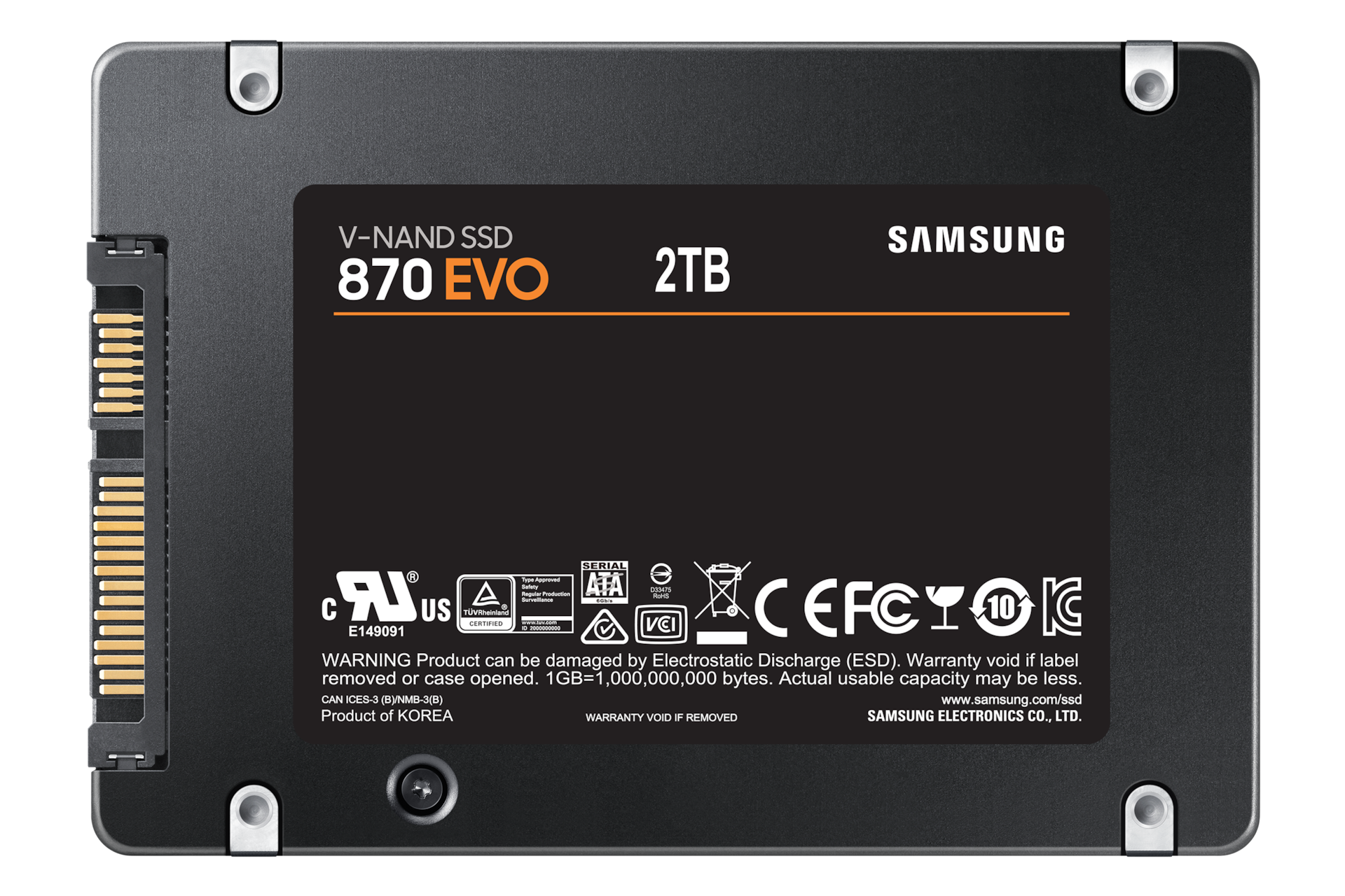SSD Int 2TB 870 EVO SATA 2.5