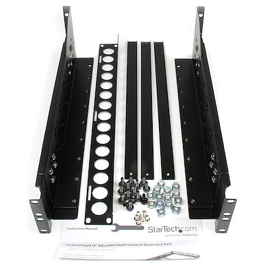 StarTech3U Universal Server Rack Rails