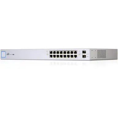 Ubiquiti UniFi Switch US-16-150W - Switch - Managed - 16 x 10 100 1000 (PoE ) 2 x Gigabit SFP - rack-mountable wall-mountable - PoE