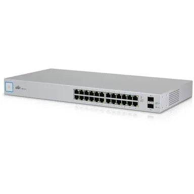 Ubiquiti UniFi Switch US-24 - Switch - Managed - 24 x 10 100 1000 2 x Gigabit SFP - rack-mountable