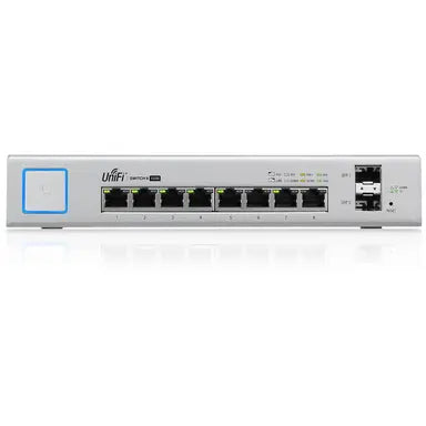 Ubiquiti UniFi Switch US-8-150W - Switch - Managed - 8 x 10 100 1000 (PoE ) 2 x Gigabit SFP - desktop - PoE