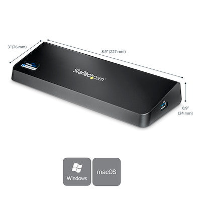 Startech USB 3.0 Docking Station Dual Monitor