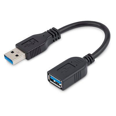 StarTech 6IN BLACK USB 3.0 EXTENSION CABLE A TO A