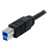 StarTech 3M BLACK SUPERSPEED USB 3.0 CABLE A TO B
