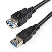 2M BLACK USB 3.0 EXTENSION CABLE M/F