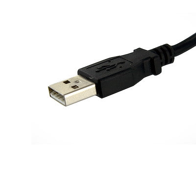 StarTech 3 ft Panel Mount USB Cable A to A - F/M