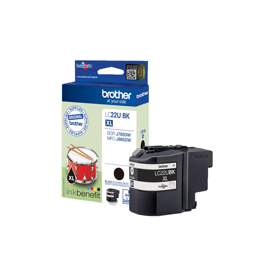 Brother Black Super High Yield Ink Cartridge - 2400 pages