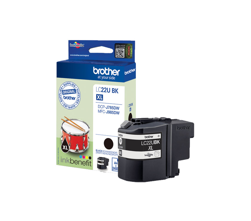 Brother Black Super High Yield Ink Cartridge - 2400 pages